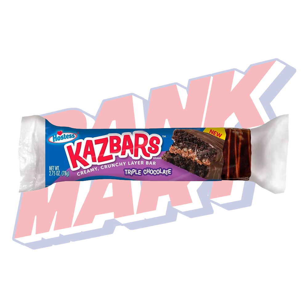 Hostess Kazbars Triple Chocolate 2.75oz DANK MART