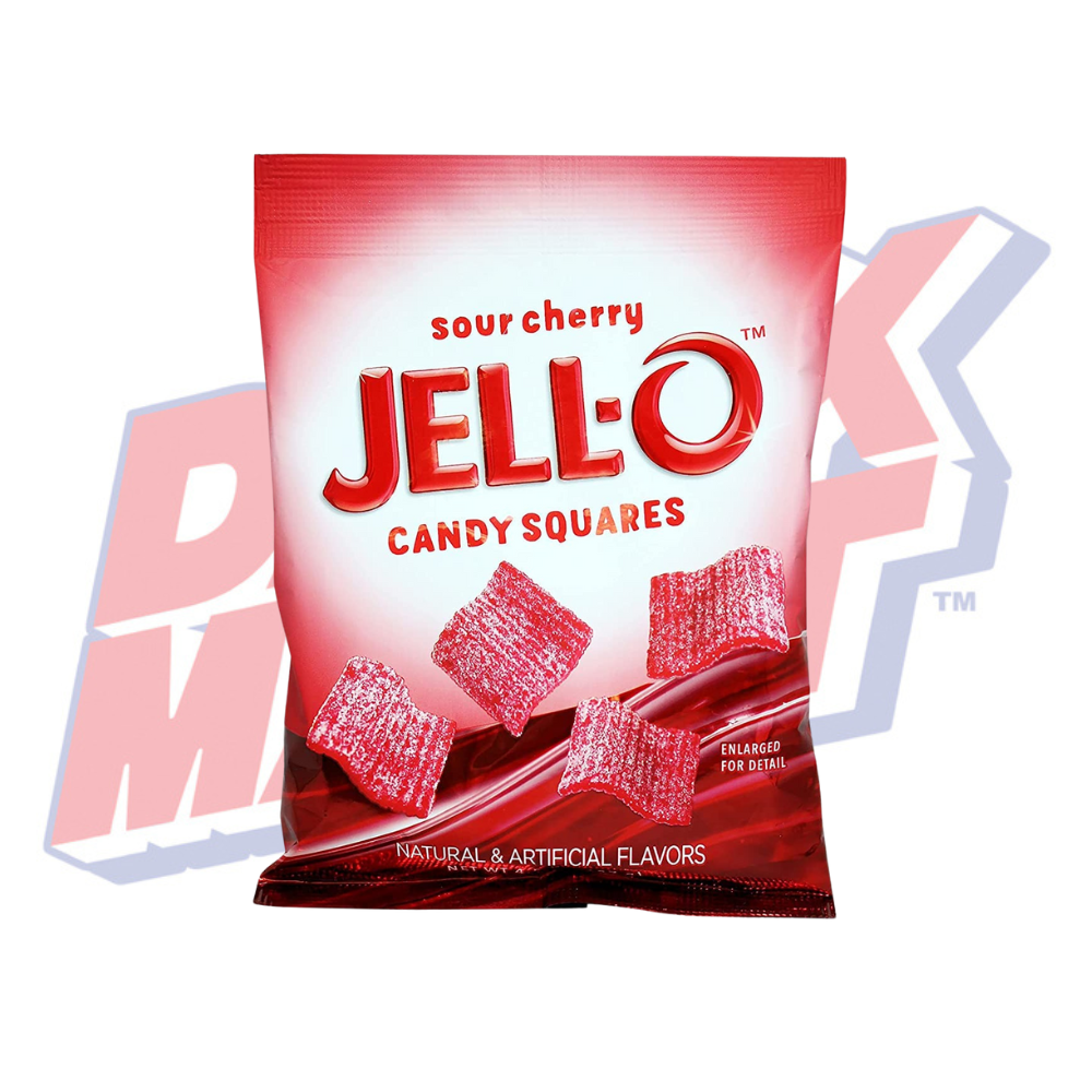 JELL-O Sour Cherry Candy - 127g