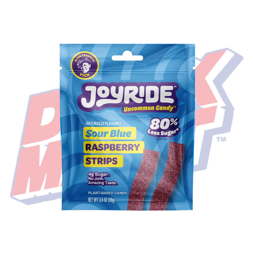 Joyride Sour Blue Raspberry Strips - 3.5 Oz