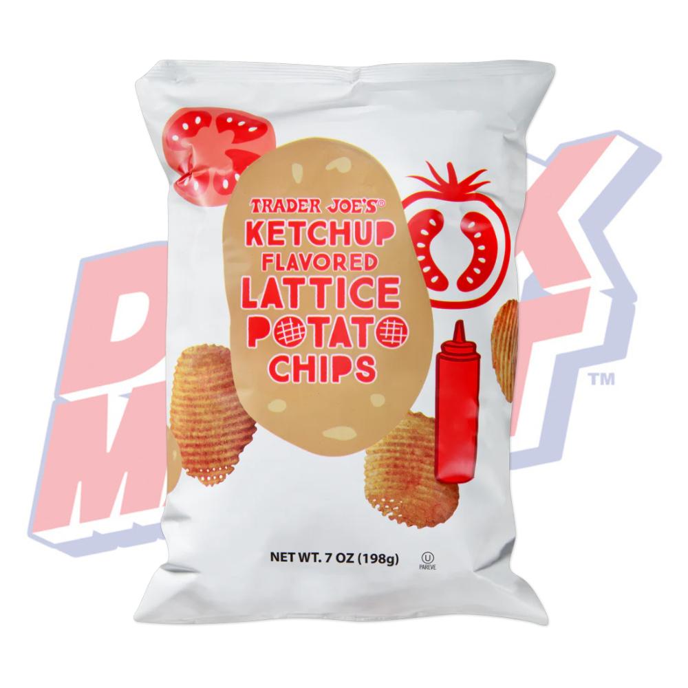 Trader Joe's Ketchup Flavored Lattice Chips - 7 oz