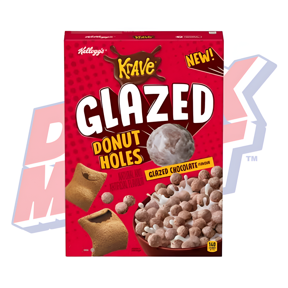 Krave Glazed Chocolate Donut Holes Cereal - 450g