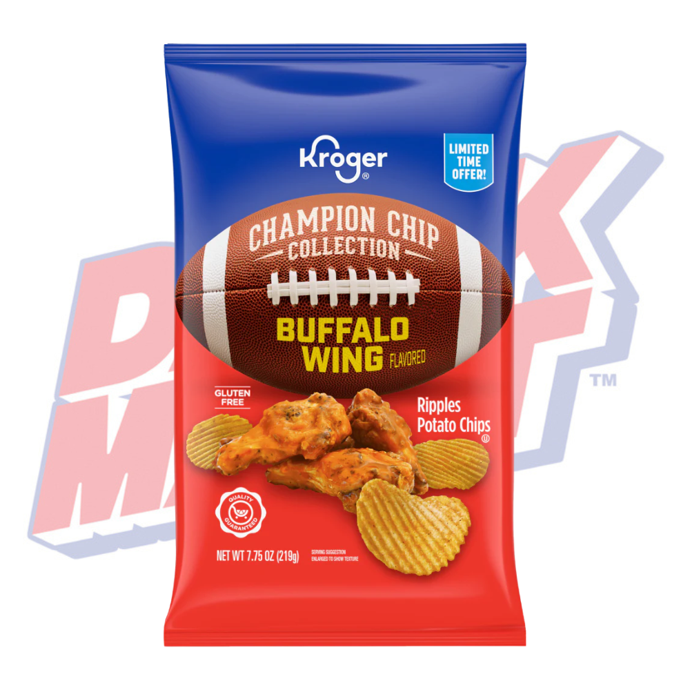 Kroger Buffalo Wing Ripple Chips - 7.75oz
