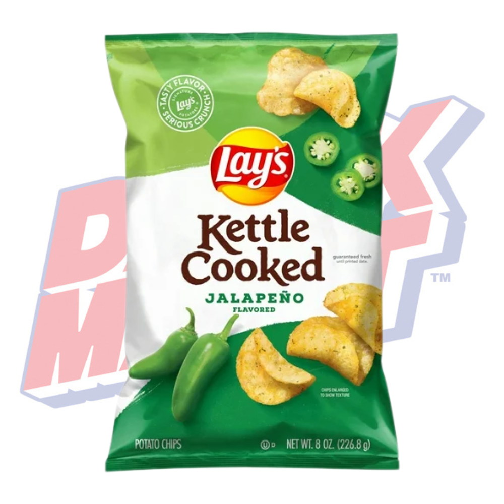 Lay's Kettle Cooked Jalapeno - 8oz