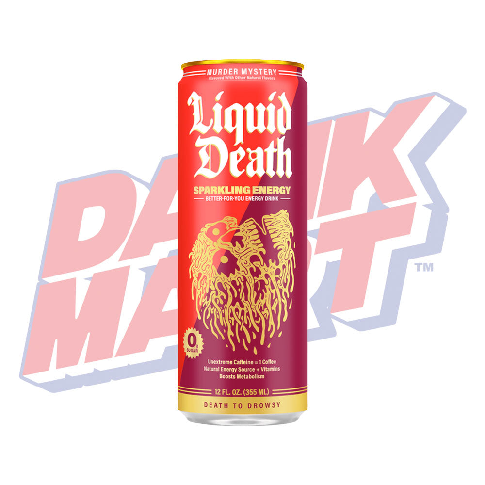 Liquid Death Energy Murder Mystery - 355ml