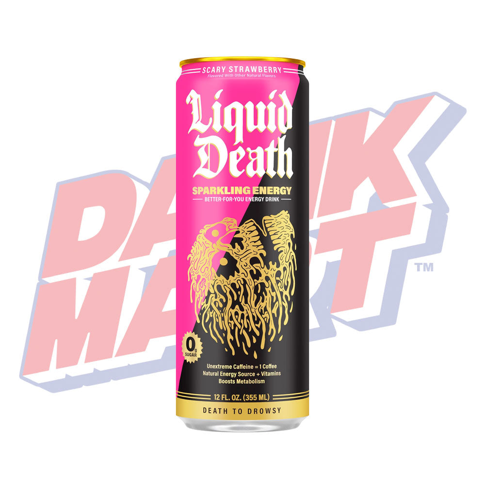 Liquid Death Energy Scary Strawberry - 355ml