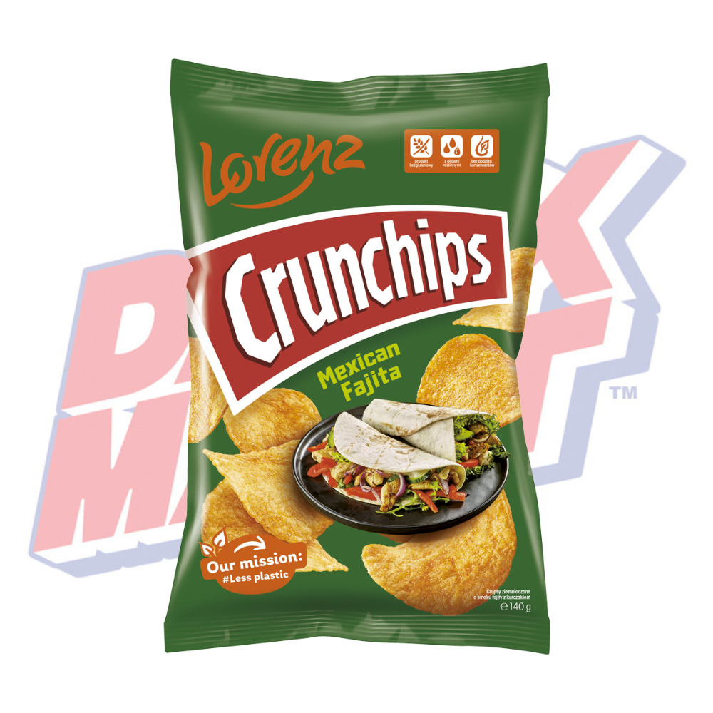 Lorenz Crunchips X-Cut Mexican Fajita Style (Germany) - 140g