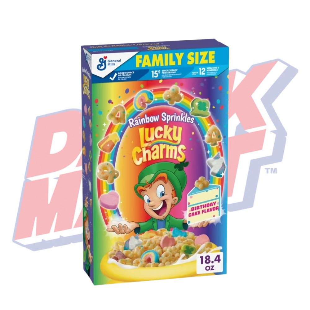 Lucky Charms Rainbow Sprinkles Family Size - 521g