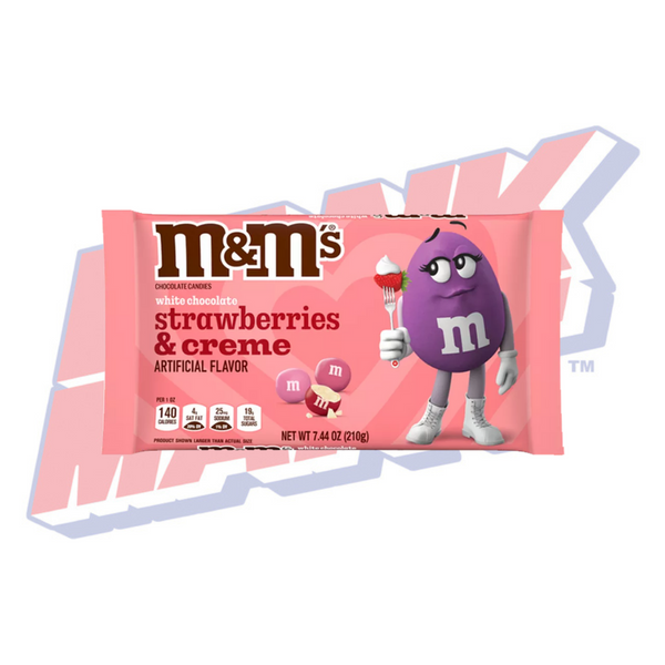 ☆　strawberry様｜Mクリーム＆ローション、ルース M&M's White Chocolate Strawberry & Cream - 7.44oz – DANK MART