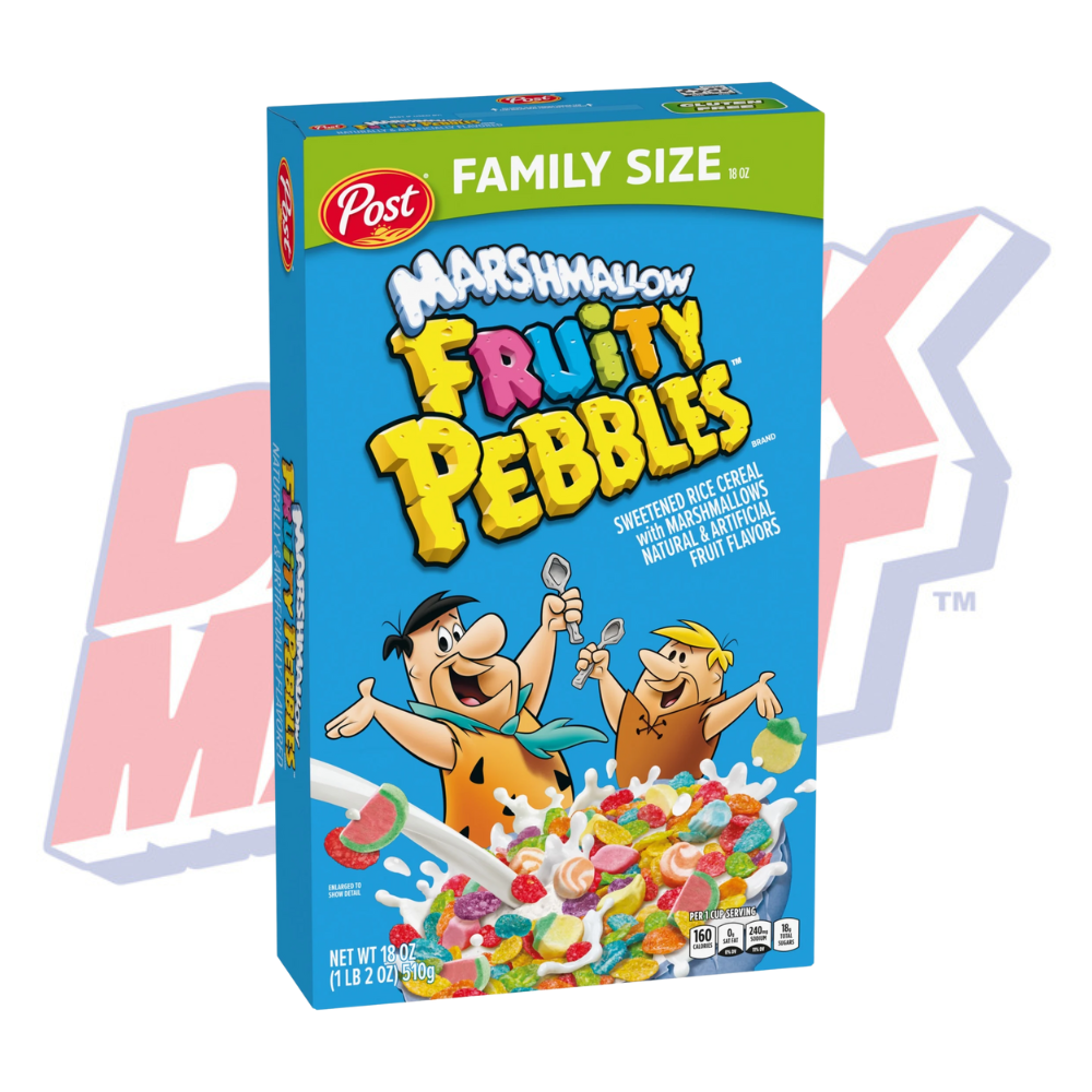 Marshmallow Fruity Pebbles Family Size - 18oz