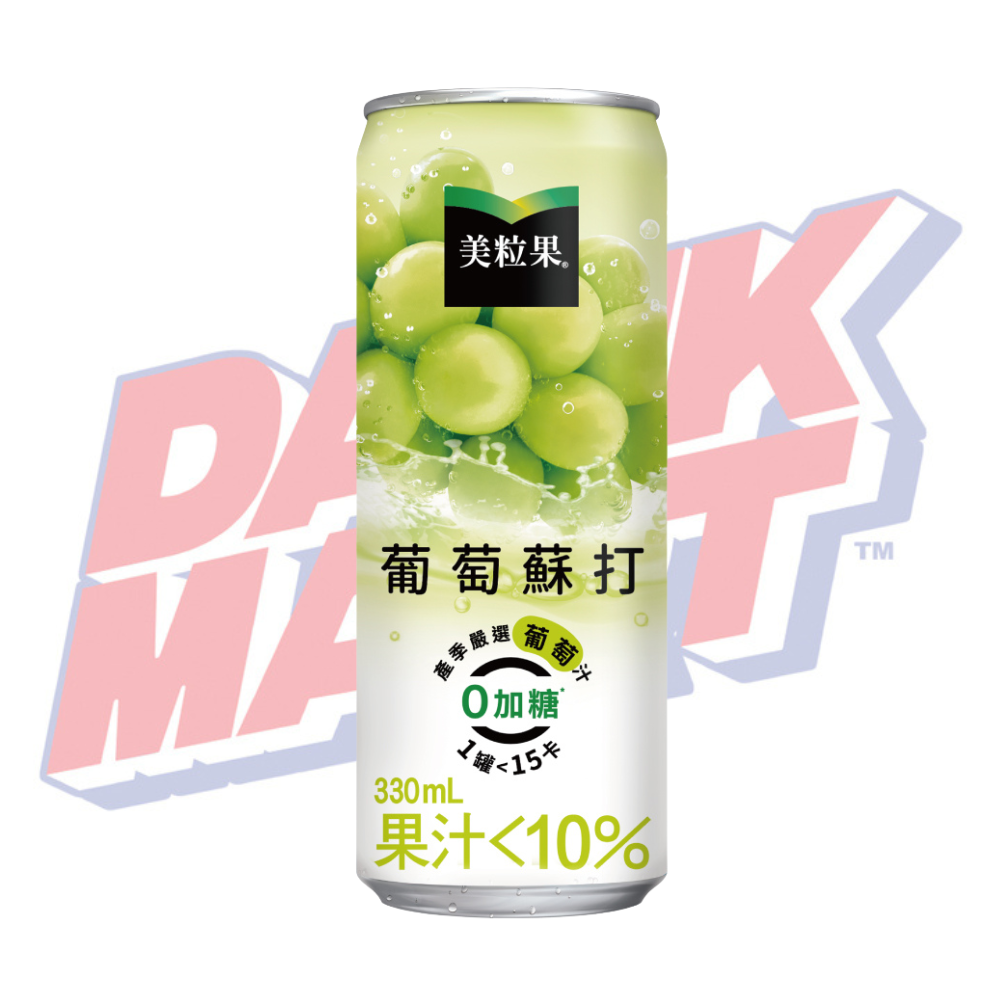 Minute Maid Zero Sugar Grape Soda (Taiwan) - 330ml