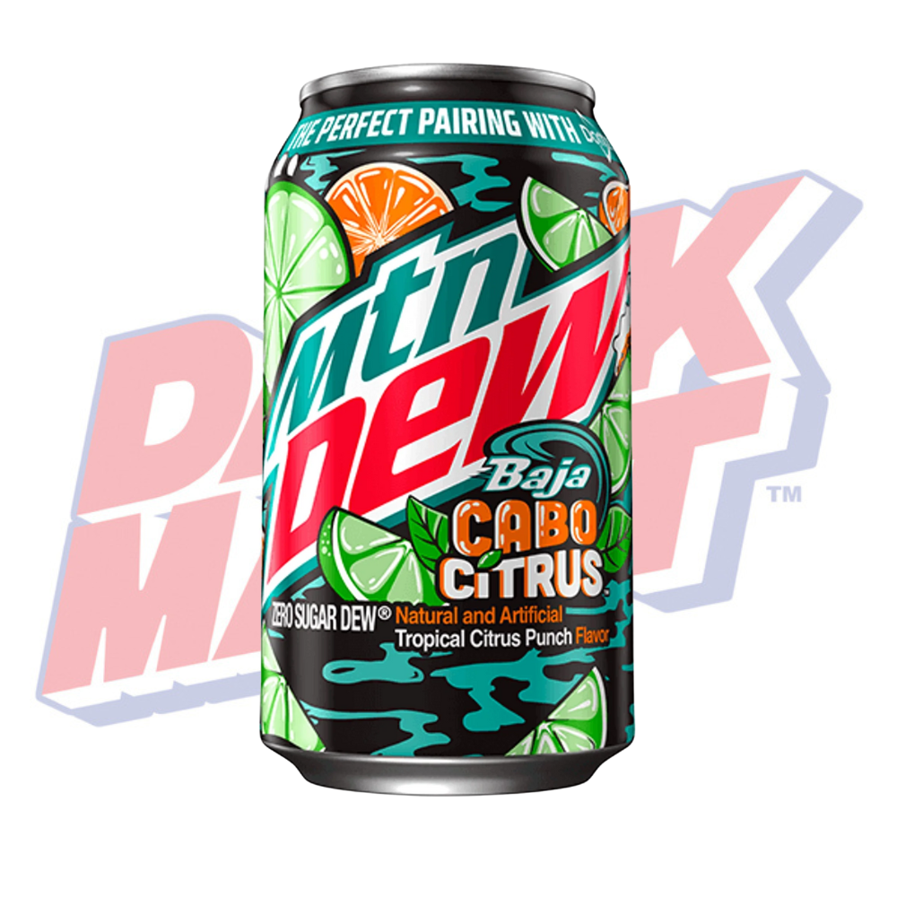Mountain Dew Baja Cabo Citrus Zero - 355ml