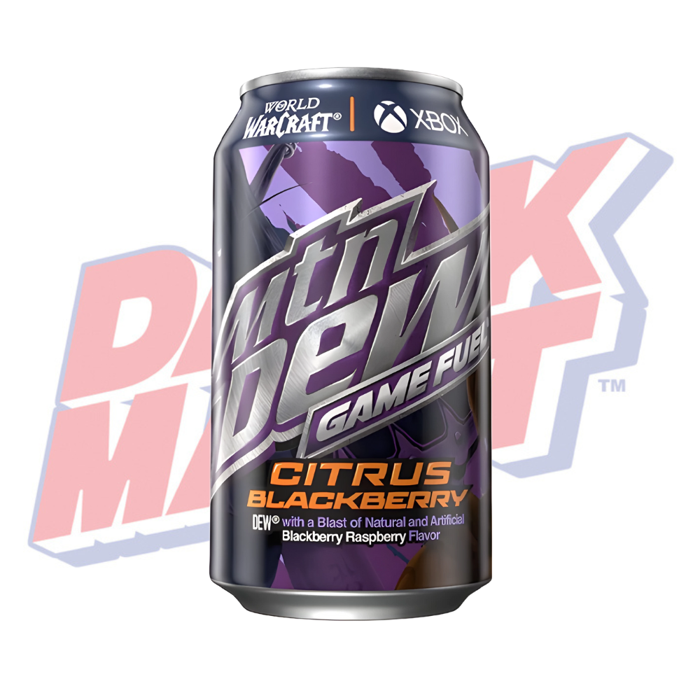 Mountain Dew Game Fuel Citrus Blackberry - 355ml