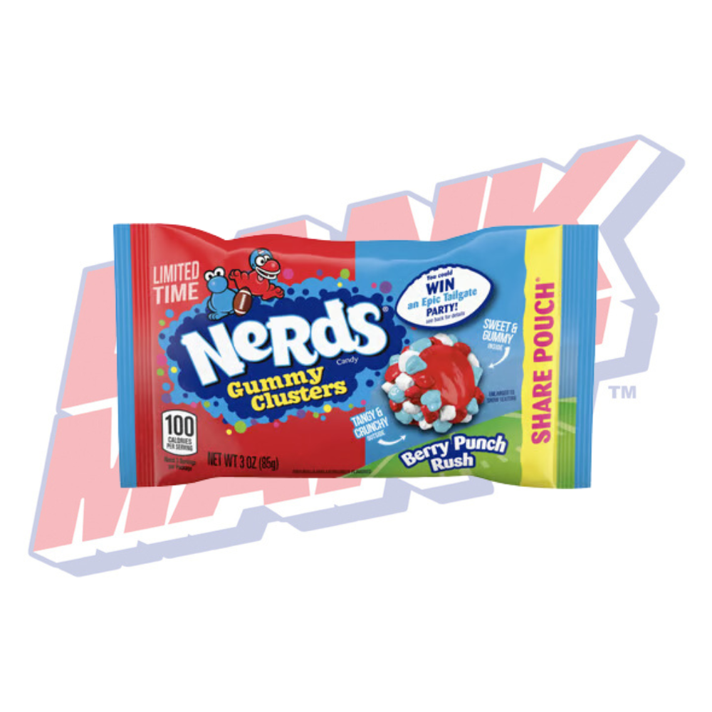 Nerds Berry Punch Rush Gummy Clusters - 85g – DANK MART