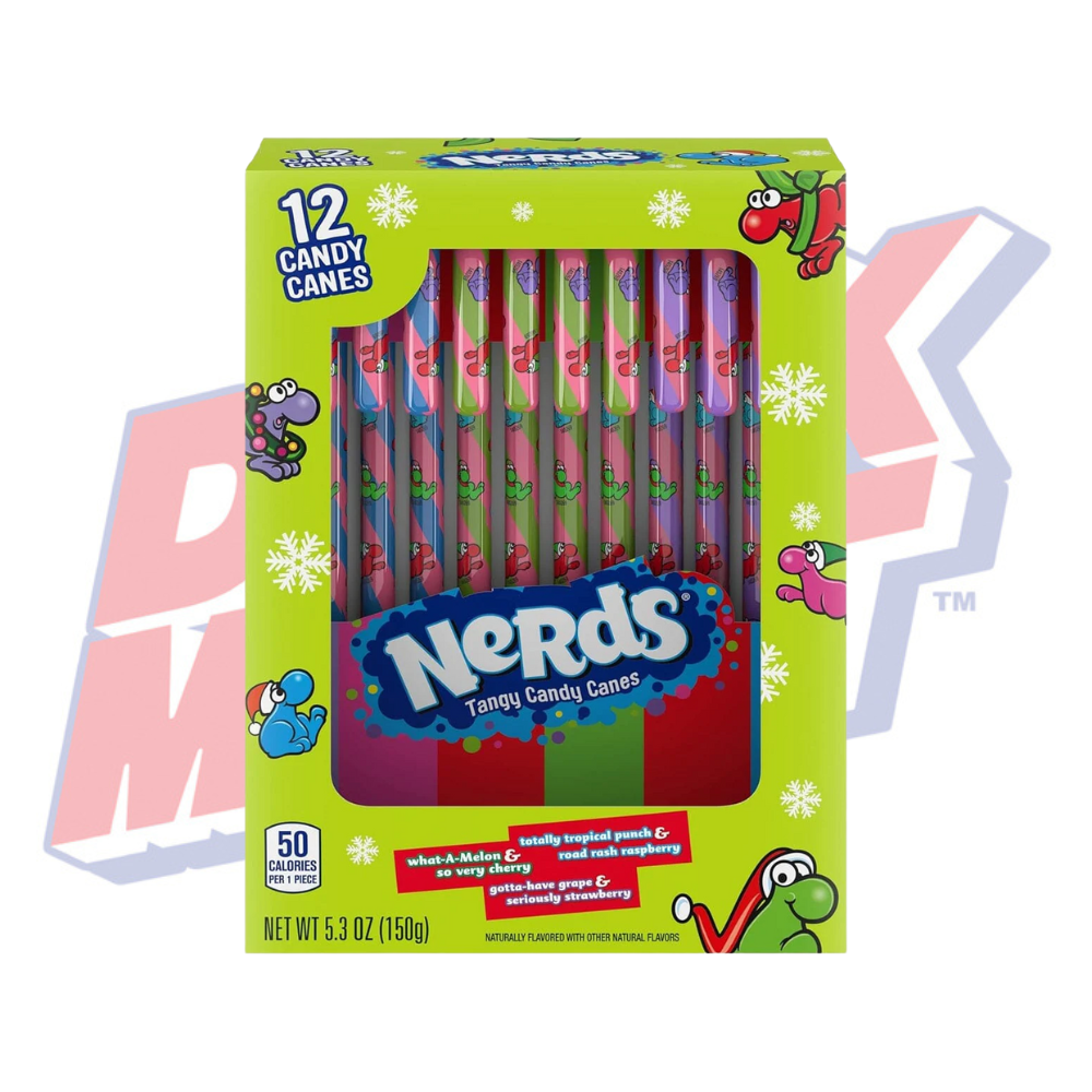 Nerds Christmas Candy Canes - 5.3oz