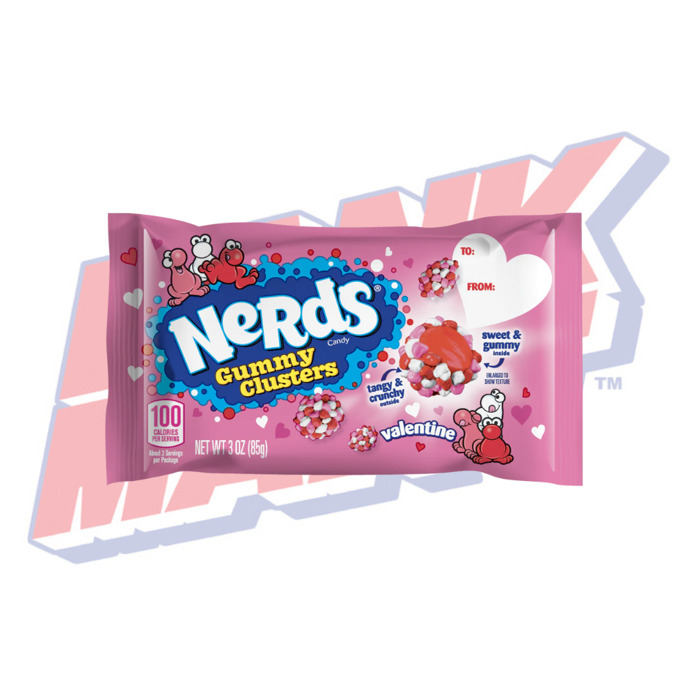 Nerds Valentines Gummy Clusters - 85g