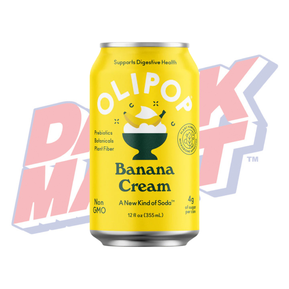 Olipop Banana Cream - 355ml