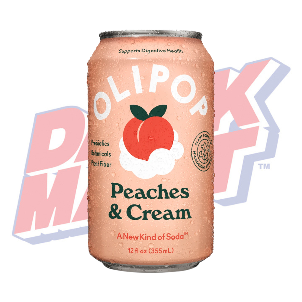 Olipop Peaches & Cream - 355ml