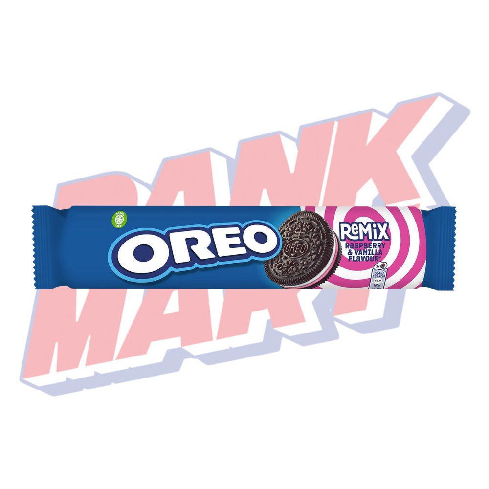 Oreo Remix Raspberry Vanilla (UK) - 157g