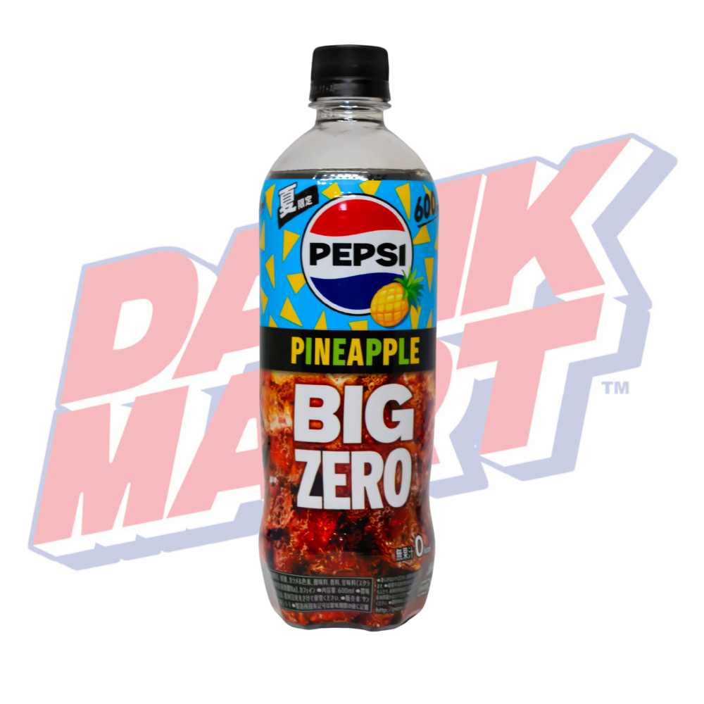 Pepsi Pineapple Big Zero Sugar - 600ml – DANK MART