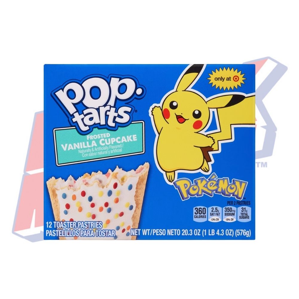 Pop Tarts Frosted Vanilla Cupcake Pokemon Collector - 20.3oz