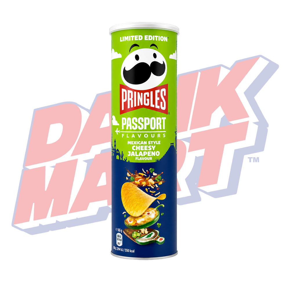 Pringles Mexican Style Cheesy Jalapeno (UK) - 165g