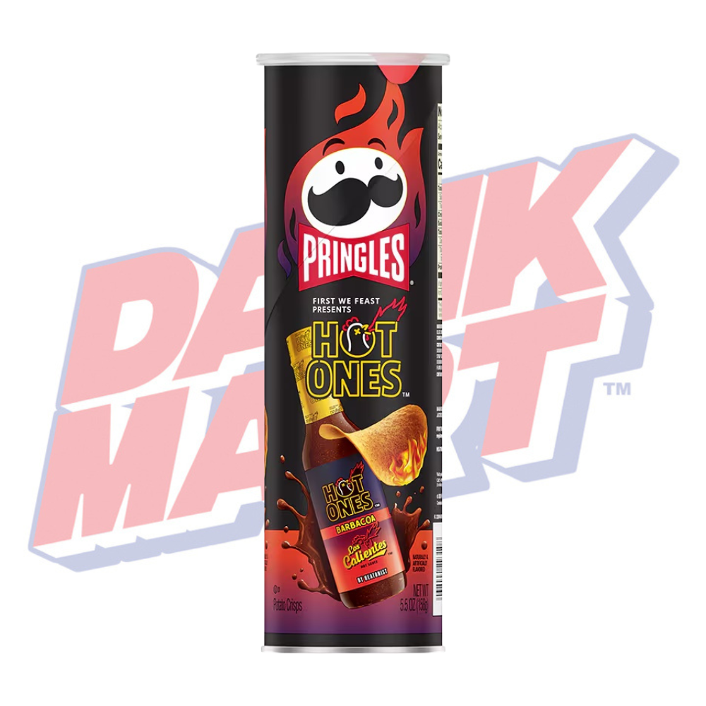 Pringles Hot Ones Los Calientes Barbacoa - 5.5oz