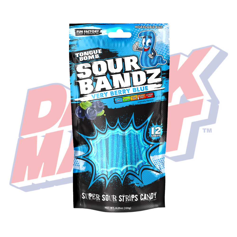 Sour Bandz Blueberry - 4oz