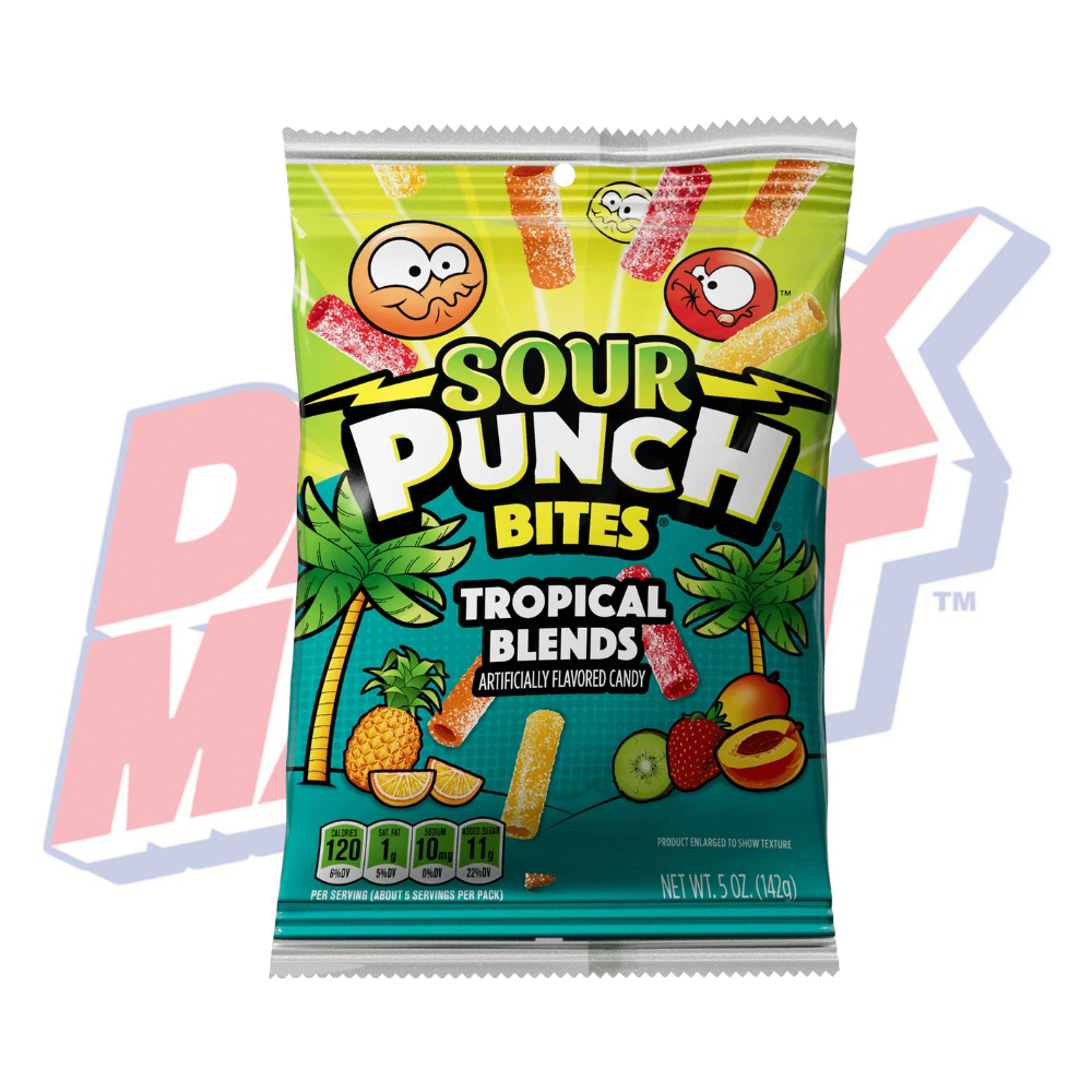 Sour Punch Bites Tropical - 5oz