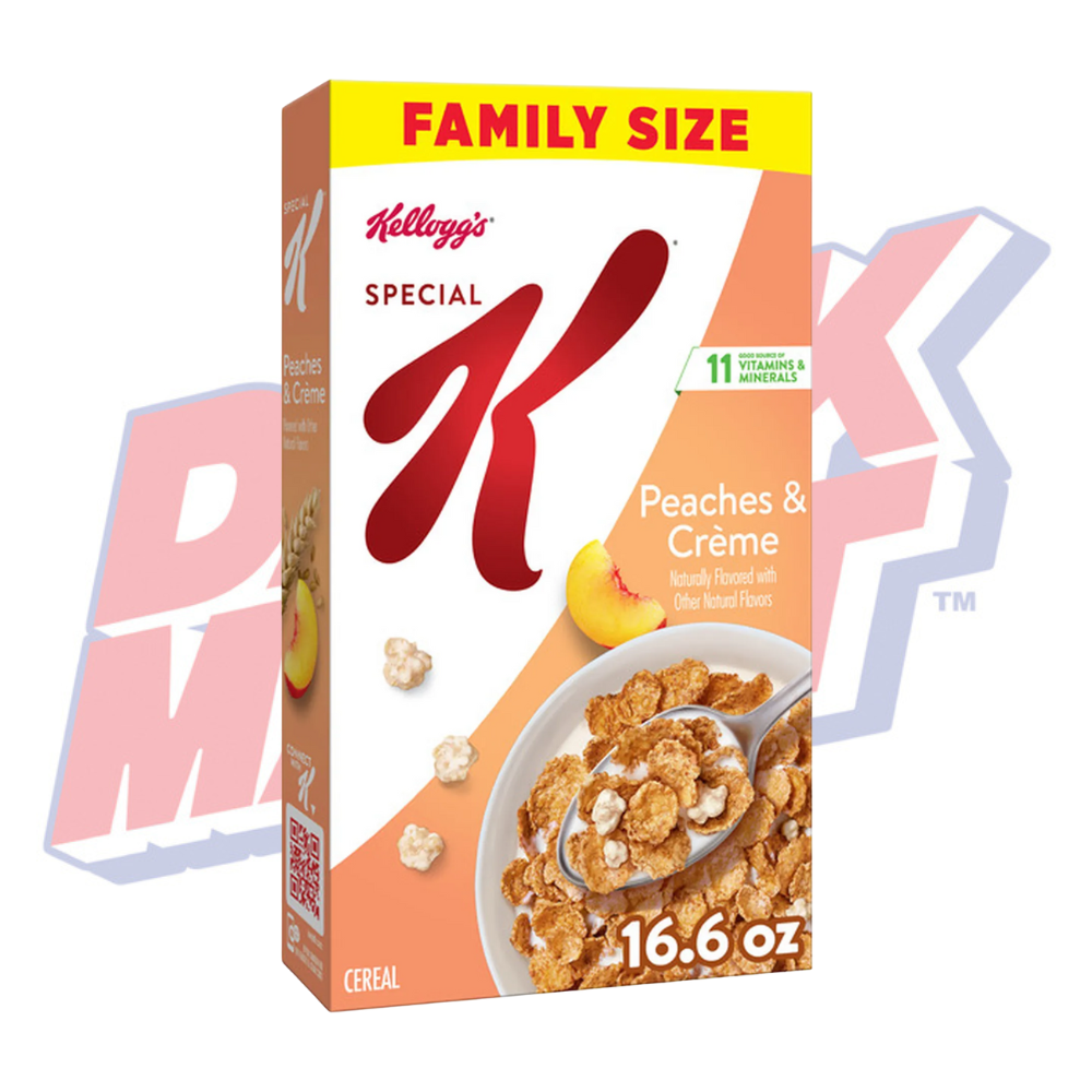 Special K Peaches & Creme Cereal (Family Size) - 470g