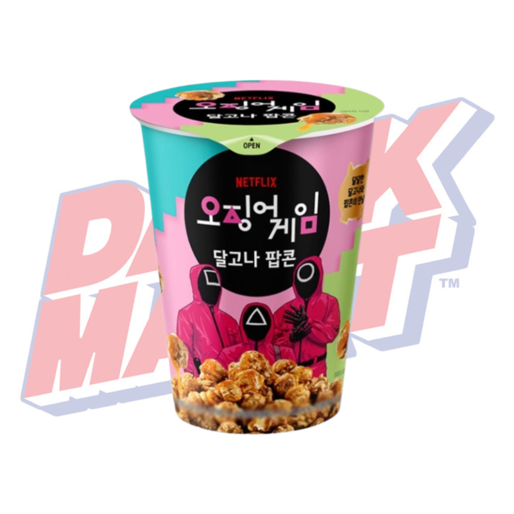 Squid Game Dalgona Flavour Popcorn (Korea) - 80G