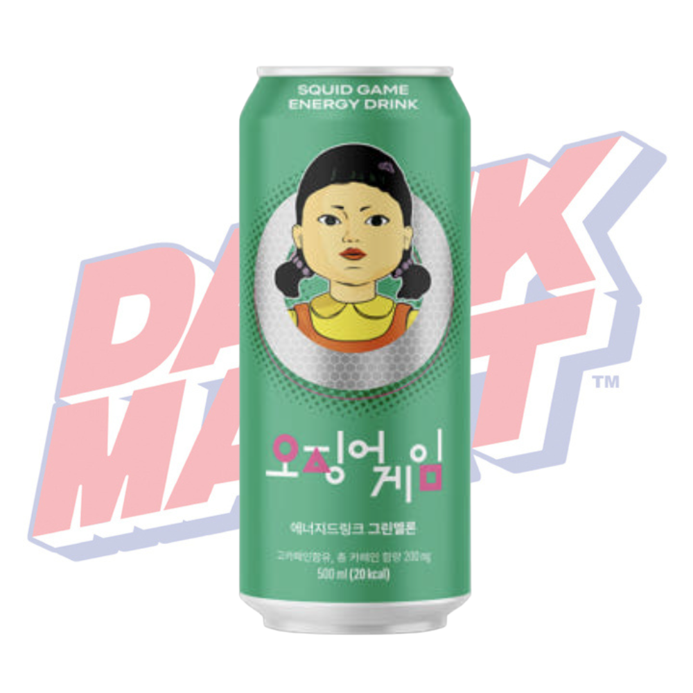 Squid Game Energy Drink Green Melon Zero Sugar (Korea) - 500ml
