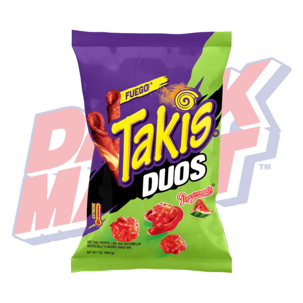 Takis Duos Chili Pepper Lime Watermelon Popcorn - 7oz