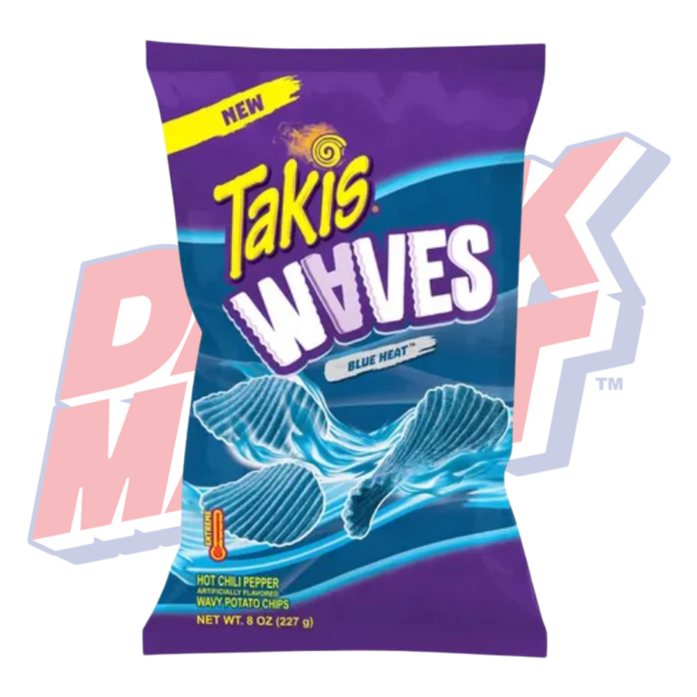 Takis Waves Blue Heat - 8oz