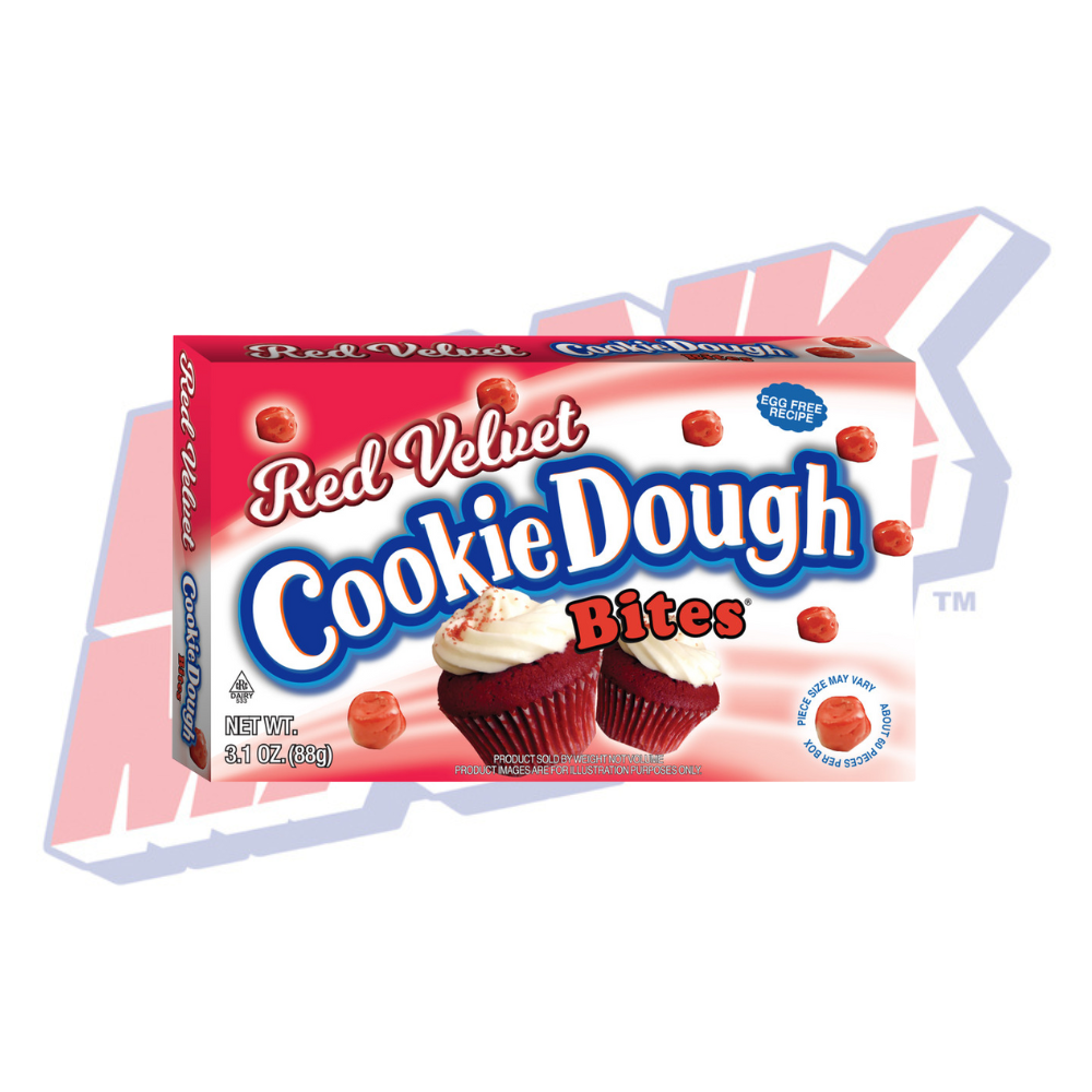 Cookie Dough Red Velvet Cupcake Bites - 3.1oz
