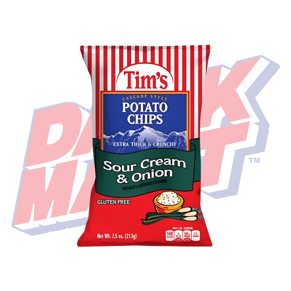 Tim's Sour Cream & Onion Chips - 7.5oz
