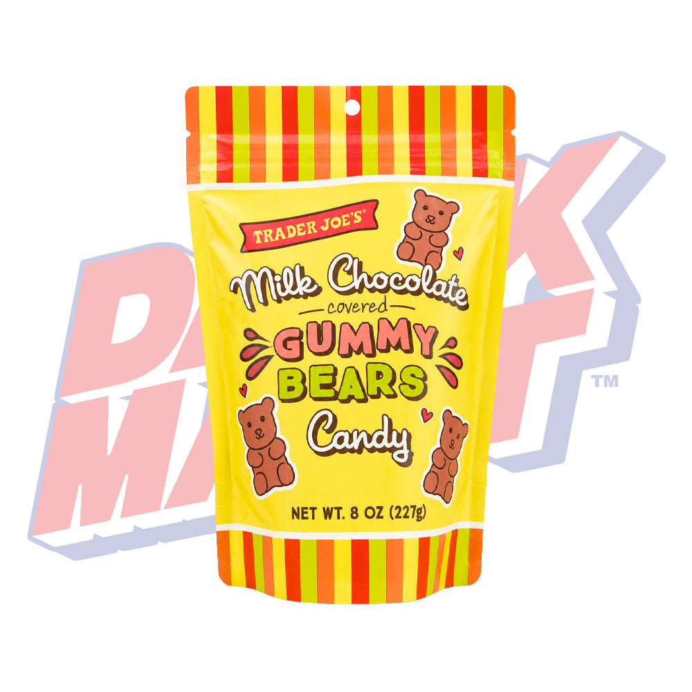 Trader Joe's Chocolate Covered Gummy Bears - 8oz