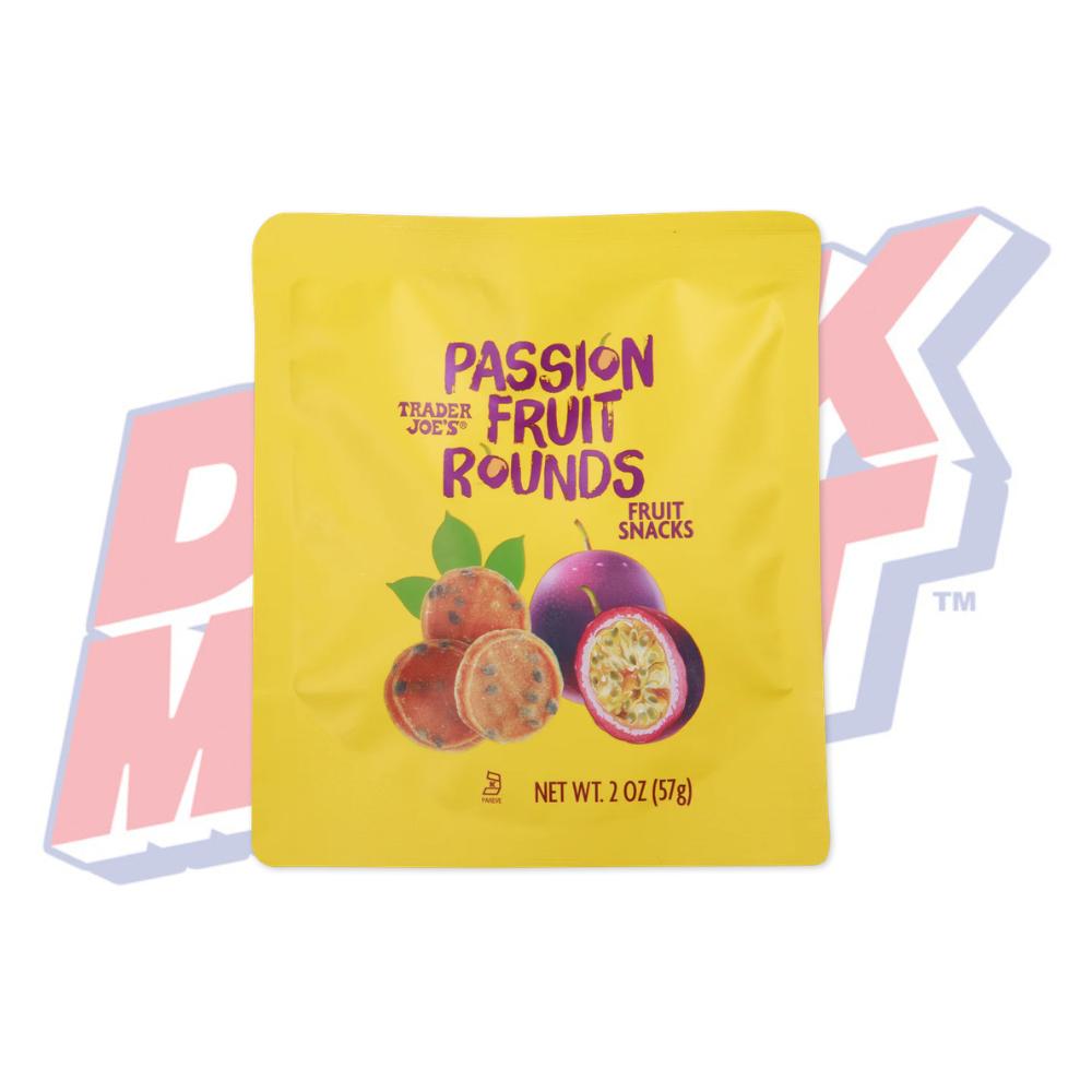 Trader Joe's Passion Fruit Rounds Fruit Snacks - 2oz