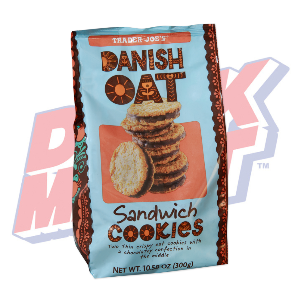 Trader Joes Danish Oat Sandwich Cookies - 10.58oz