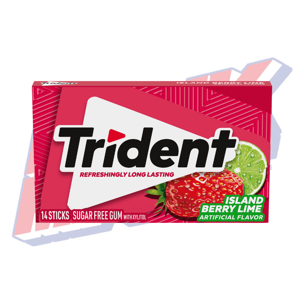 Trident Berry Lime Gum - 14pk