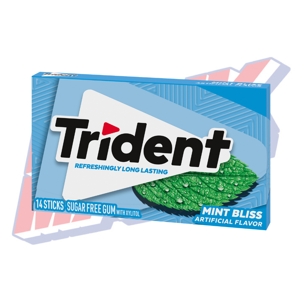 Trident Mint Bliss Gum - 14pk