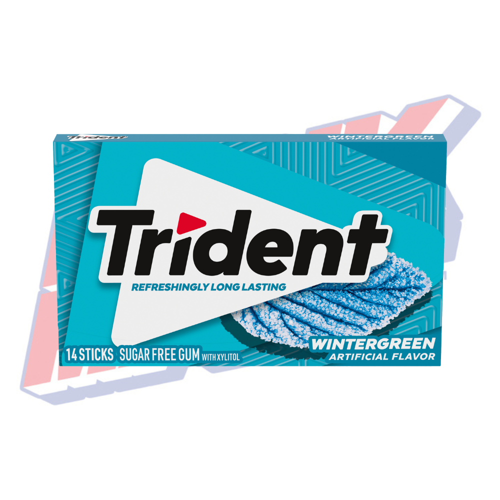 Trident Wintergreen Gum - 14pk