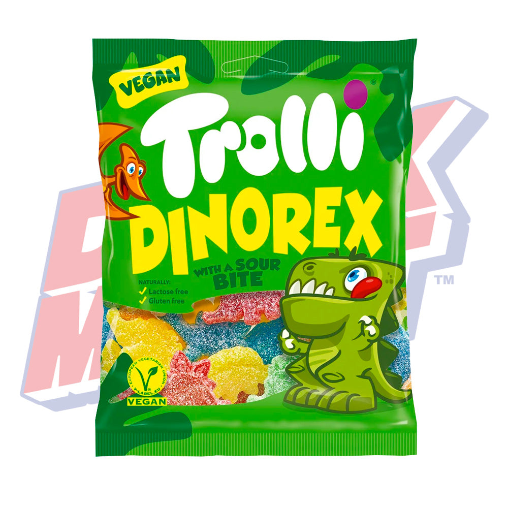 Trolli Dinorex Vegan Sour Sweets (Germany) - 150g