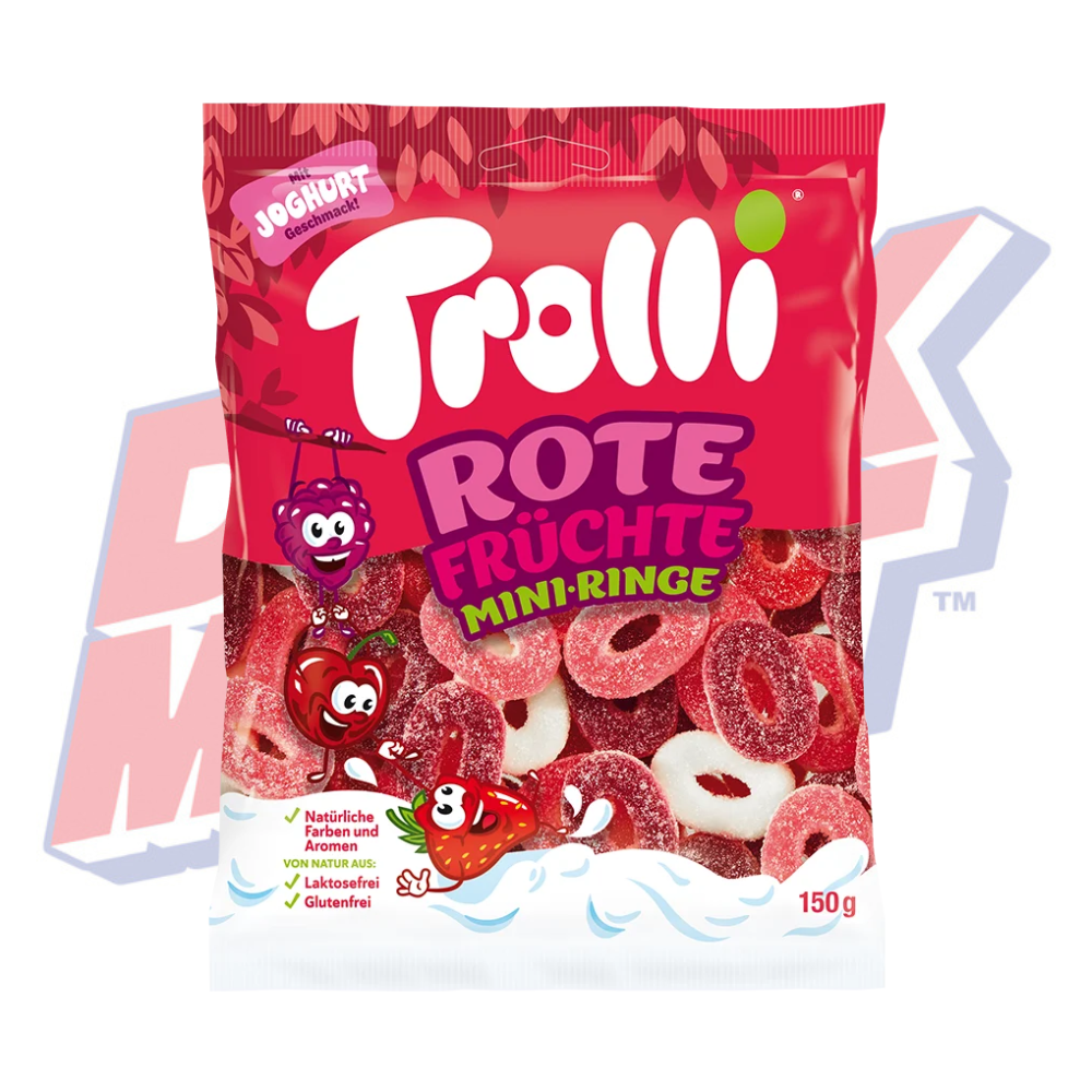 Trolli Rote Fruchte Mini Ringe - 150g (Germany)