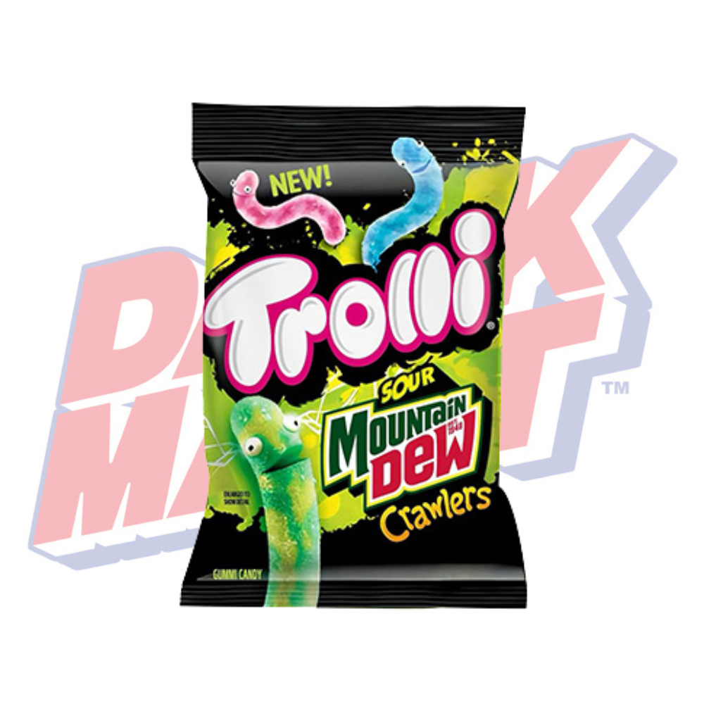 Trolli Sour Brite Crawlers Mountain Dew - 4.25oz