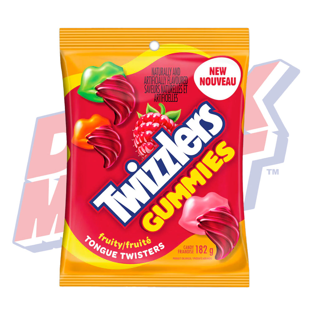 Twizzlers Gummies Tongue Twisters Fruity - 182g