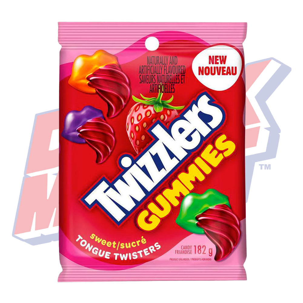 Twizzlers Gummies Tongue Twisters Sweet - 182g
