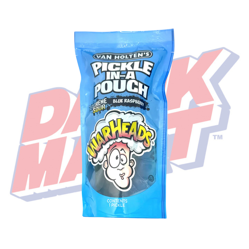 Van Holten's Warheads Blue Raspberry Sour Dill Pickle - 196g