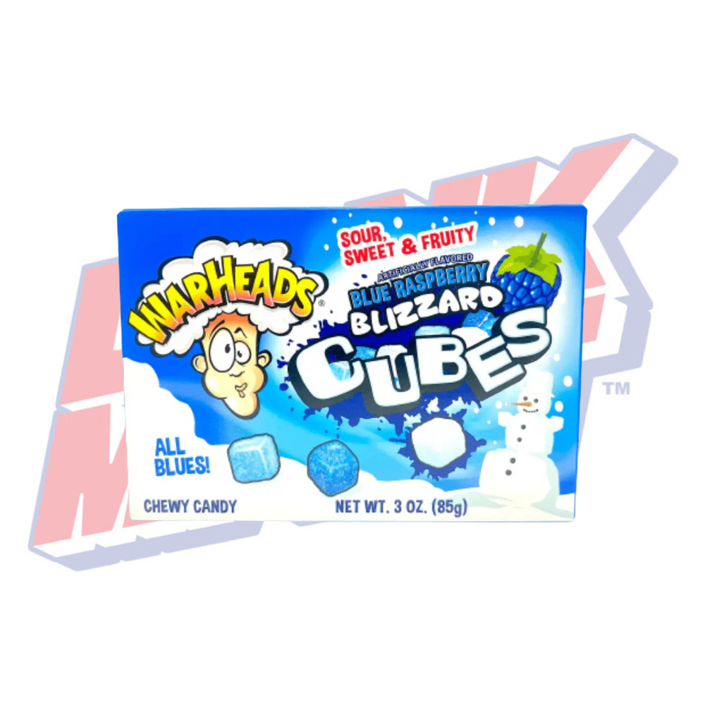 Warheads Blizzard Cubes Blue Raspberry - 85g