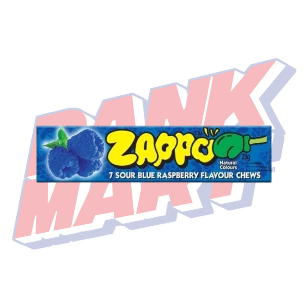 Zappo Blue Raspberry Candy Zappo Sour Blue Raspberry - 1oz – DANK MART