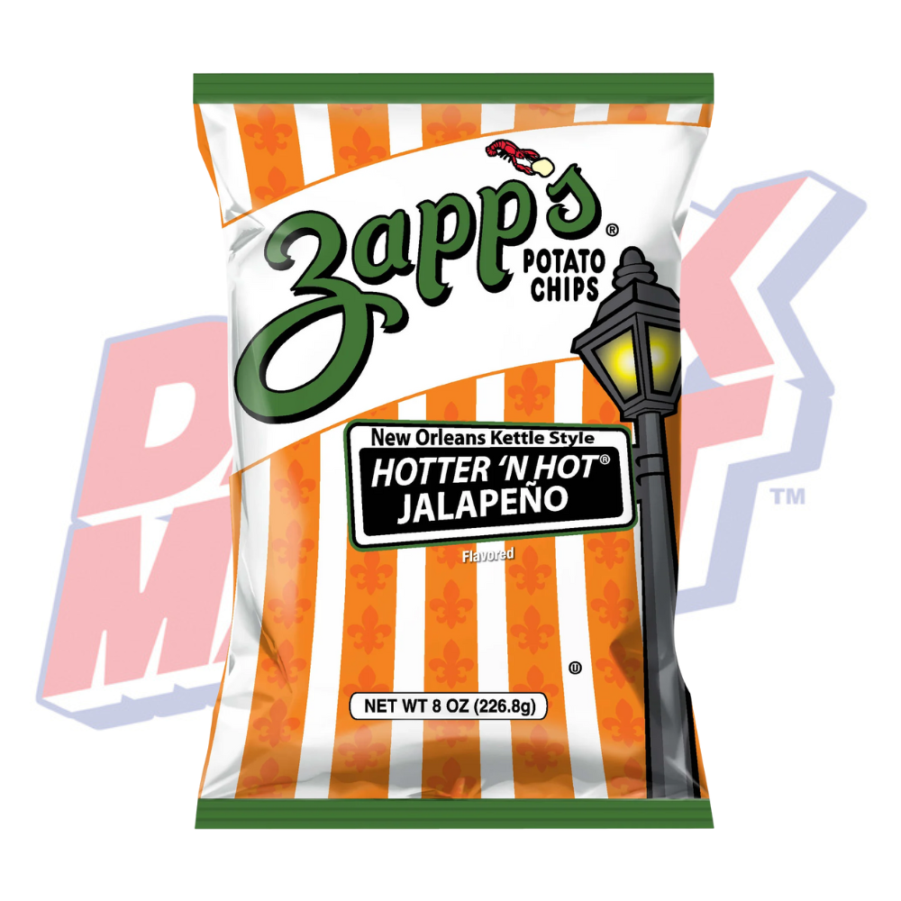 Zapps Hotter N' Hot Jalepeno Chips - 8oz